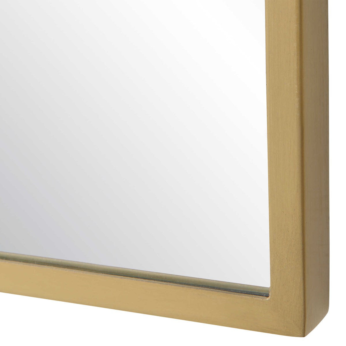 Ritz 40" Etched Medallion Gold Mirror