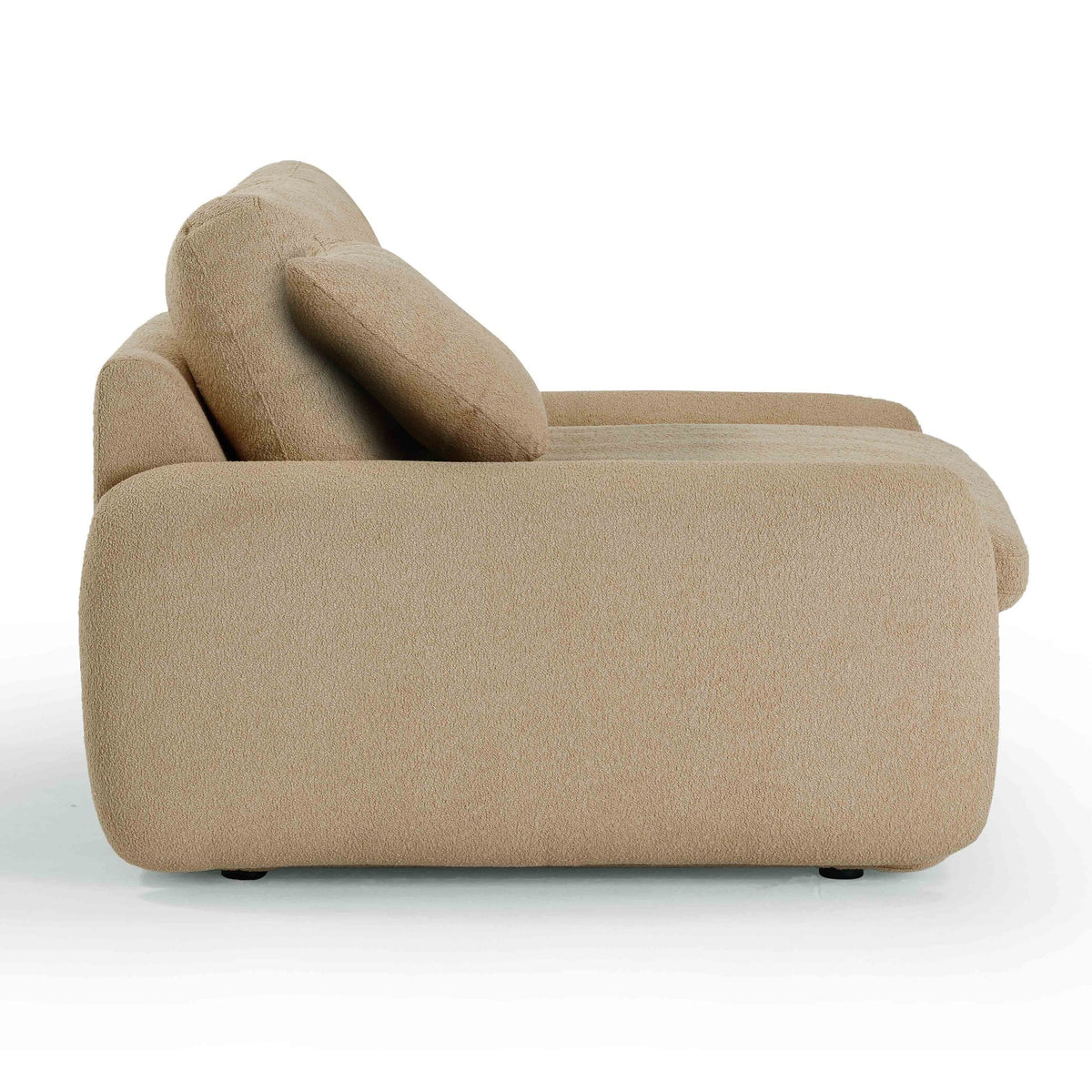 Rachelle Tan Contract Grade Boucle Lounge Chair