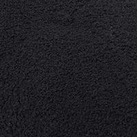 Vogue 78.8” Black Performance Vegan Shearling Modular Loveseat