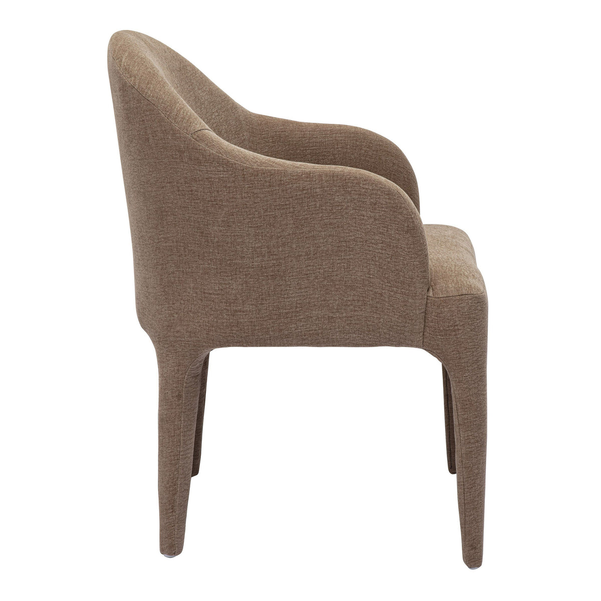 Nicolle Modern Tan Upholstered Dining Chair