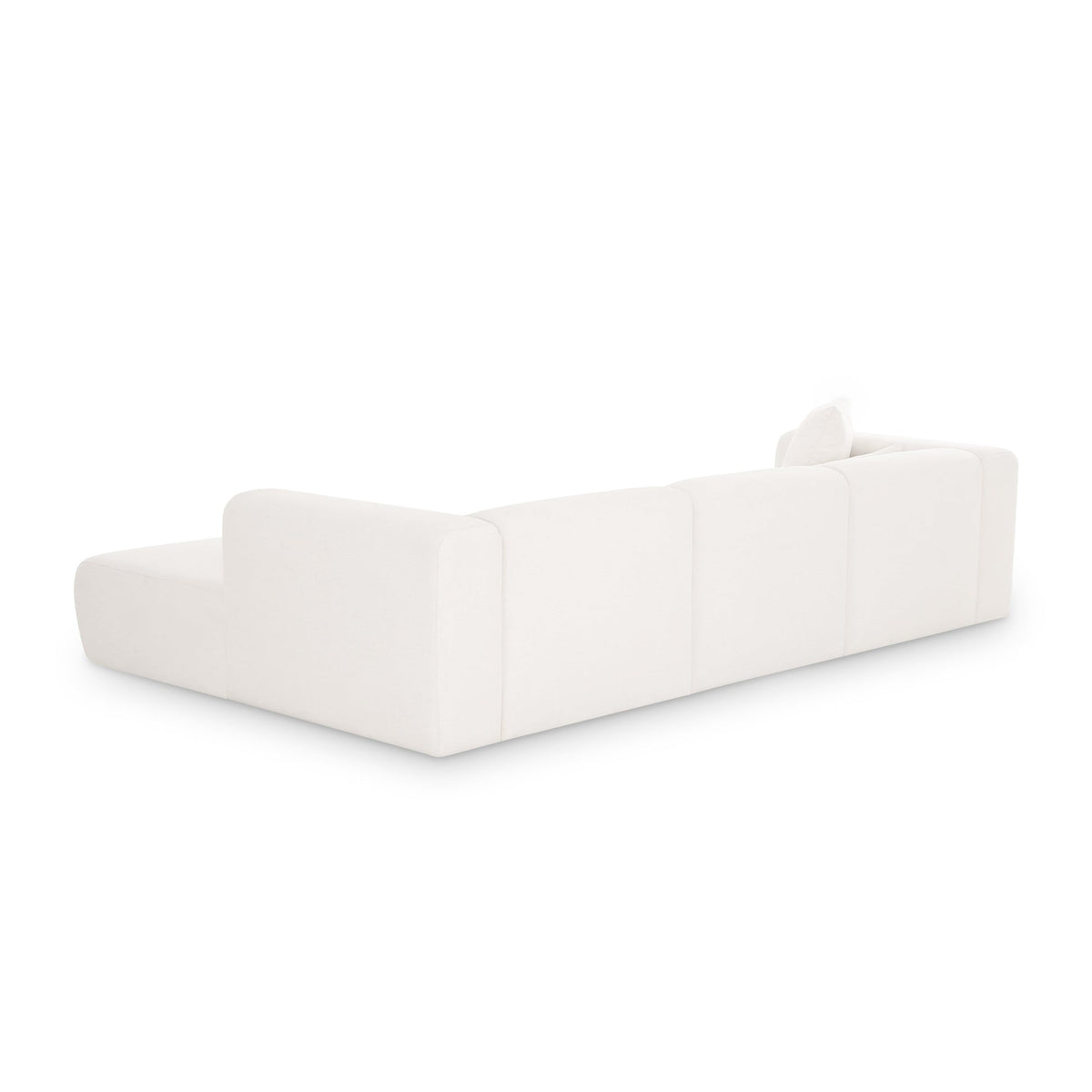 Tereasa 3-Piece Cream Performance Chenille Modular Sectional (RAF & LAF)
