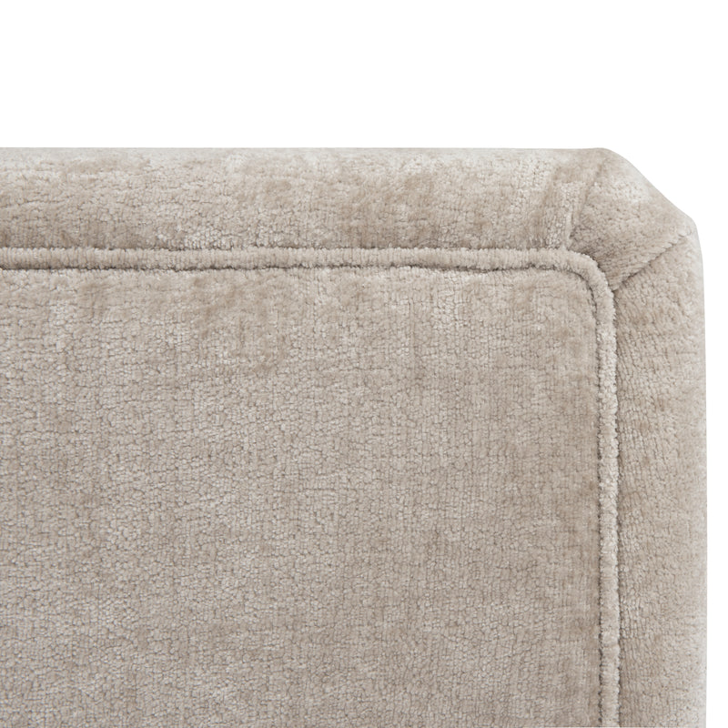 Georgina Chenille Taupe Accent Chair