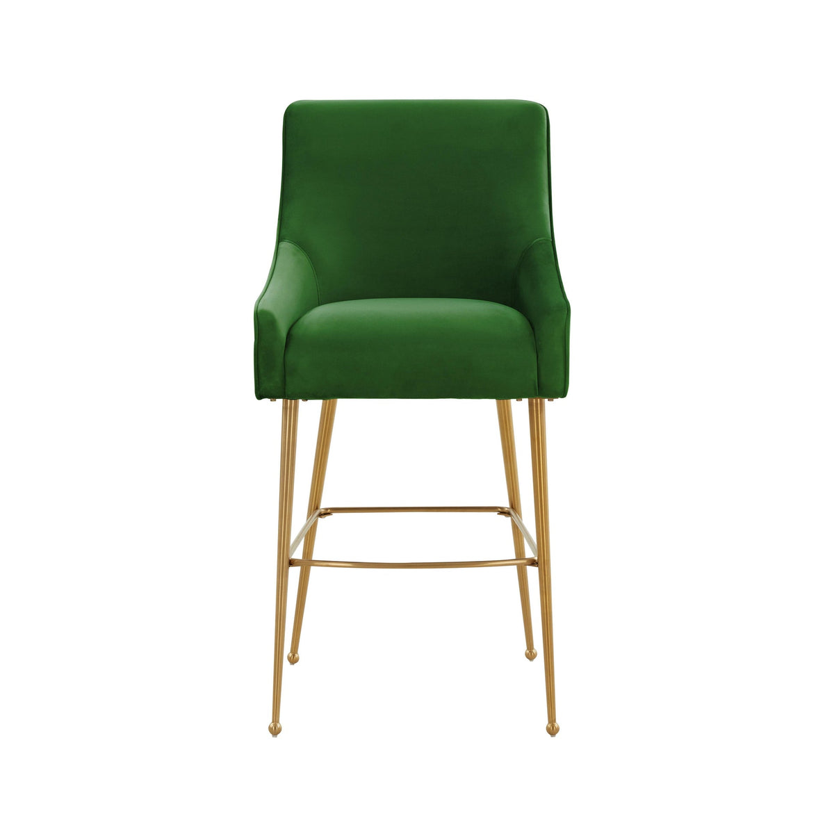 Prado Performance Grade Green Velvet Bar Stool