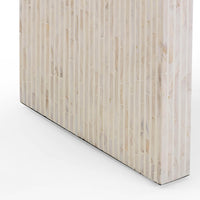 Ornella 43" Cream Capiz Shell Console Table