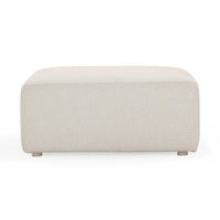 Karsyn Cream Performance Fabric Outdoor Ottoman