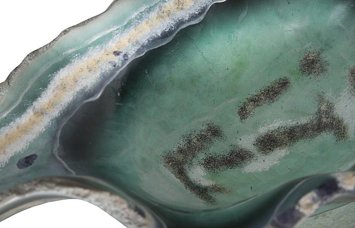 Onyx Fluorite Bowl, Faux Finish