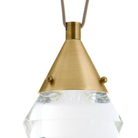 Berkley 82" Crystal & Antique Brass Multi-Drop Chandelier