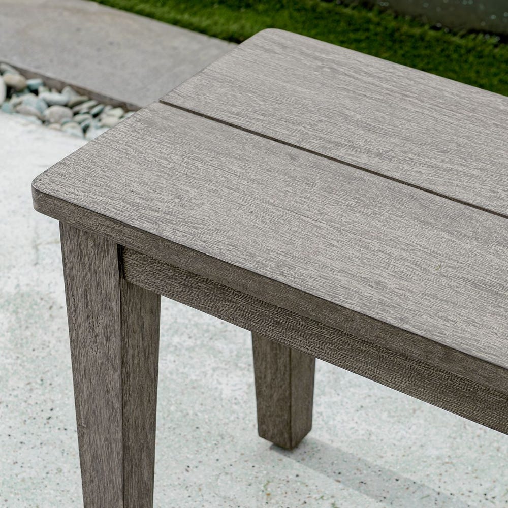 Clara 81" Grey Indoor/Outdoor Bench