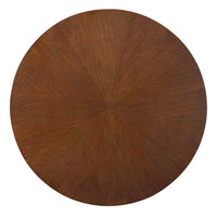 Starburst 60" Warm Oak & Gold Dining Table