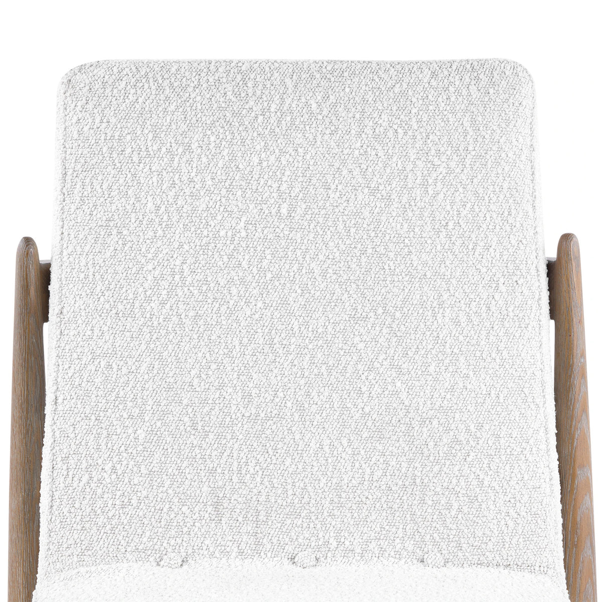 Georgia Woven Textured Boucle & Oak Driftwood Side Chair (Set of 2)
