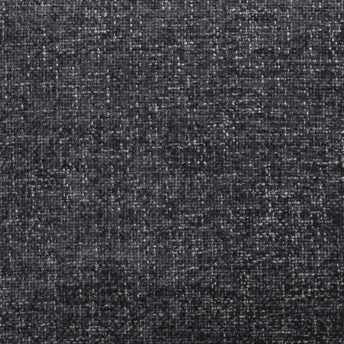 Mindy Charcoal Chenille Basketweave Ottoman