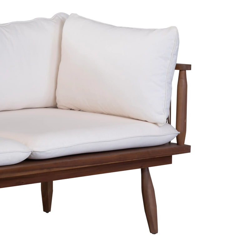 Amellia Outdoor Teak Loveseat