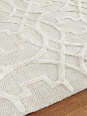 Selena Natural/Beige Hand Loomed Area Rug - Elegance Collection