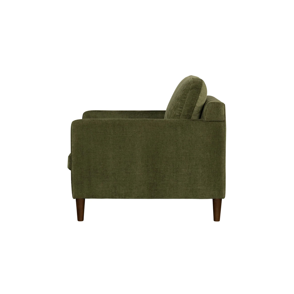 Aeliana Olive Green Velvet Accent Chair