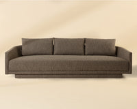 Gannon 110" Earth-Toned Upholstered Sofa
