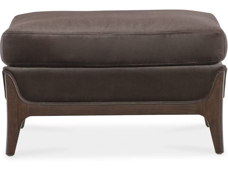 Hudson Elegant Brown Ottoman