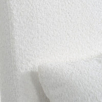 Hazel Armless White Linen Chair