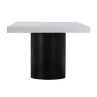 Jackson 94.5" White Lacquer Dining Table - Luxury Living Collection