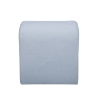 Daliah Light Blue Performance Velvet Ottoman
