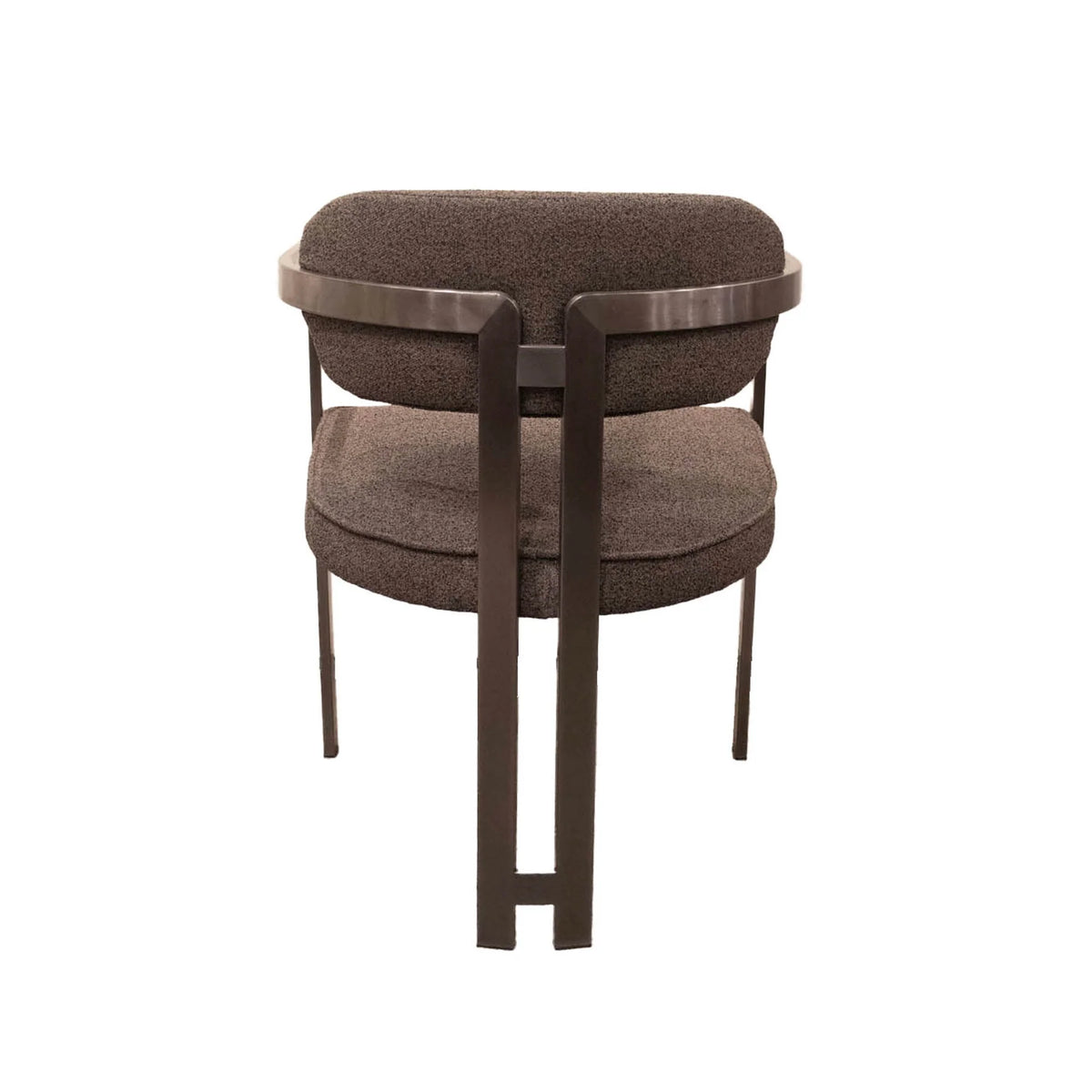 Mia Chenille Brown Dining Chair