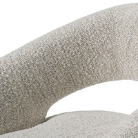 Gastra Beige Modern Fabric Dining Chair