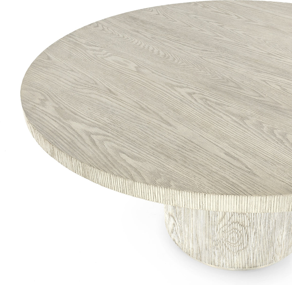 Onshore 60" White Wash Dining Table