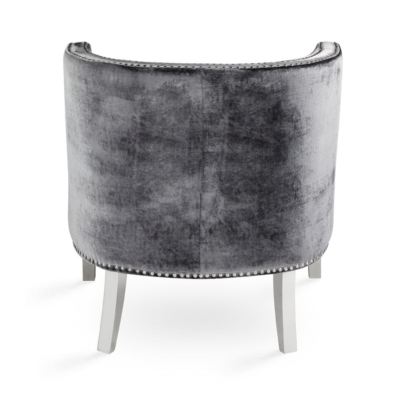 Regal Charcoal Grey Accent Chair