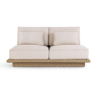 Mora 65" Cream Outdoor Sofa