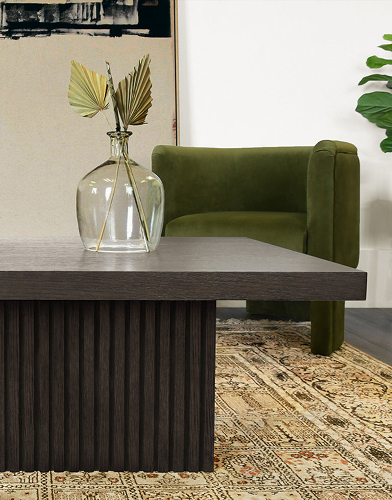 Georgina Velvet Olive Accent Chair