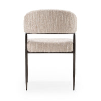 Claire Modern Beige Fabric Dining Chair
