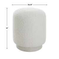 Messeta White Ottoman