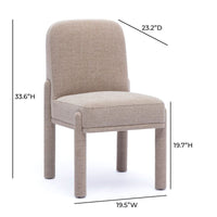 Meagan Tan Performance Fabric Dining Chair