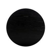 Brooke Black 48'' Ash Wood Round Dining Table