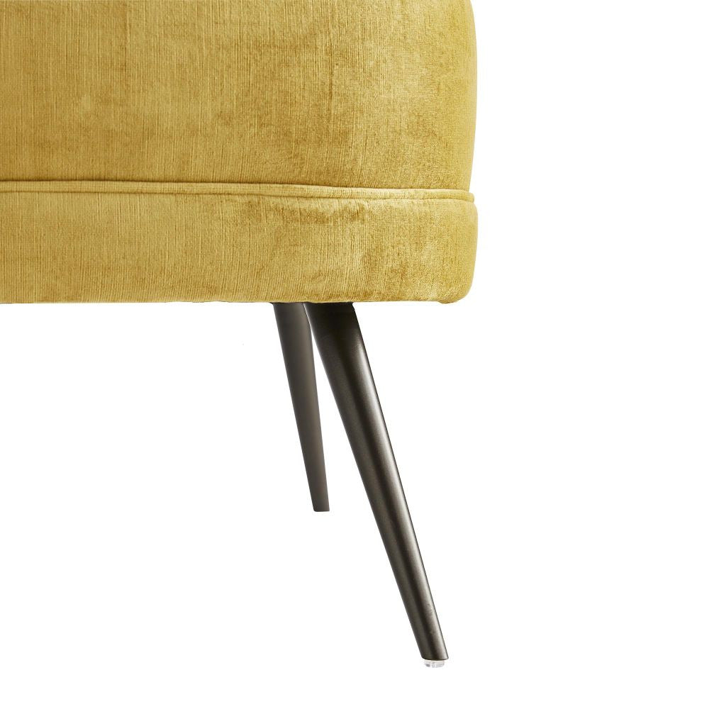 Agustin Marigold Velvet Chair