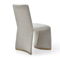 Gloria Contemporary Grey and Brushed Gold Dining Chair (Set of 2)