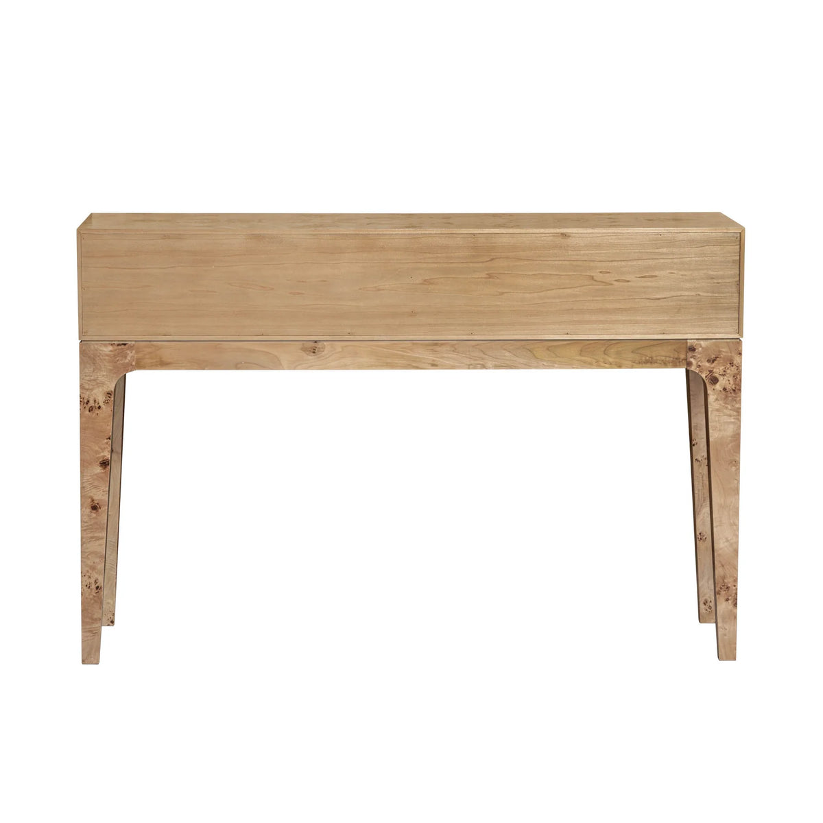 Ardia Honey Blonde Burl Console Table