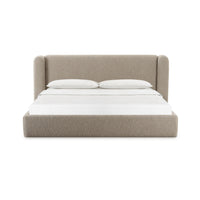 Babette Tan Contract-Grade Boucle Bed