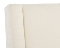 Mirian Alabaster Performance Fabric & Gold Desk Chair