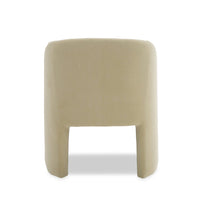 Akiko Modern Beige Fabric Dining Chair