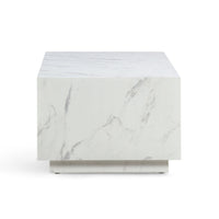 Tye White 47" Rectangular Coffee Table