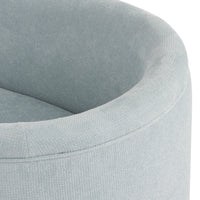 Georgina Chenille Light Blue Accent Chair
