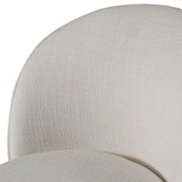 Bridget Modern White Swivel Dining Chair