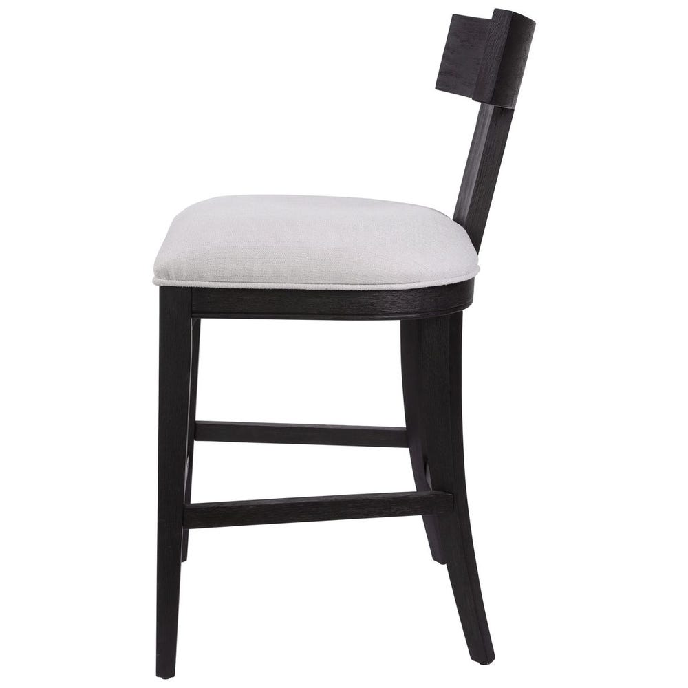 Rowan Performance Charcoal Black Counter Stool
