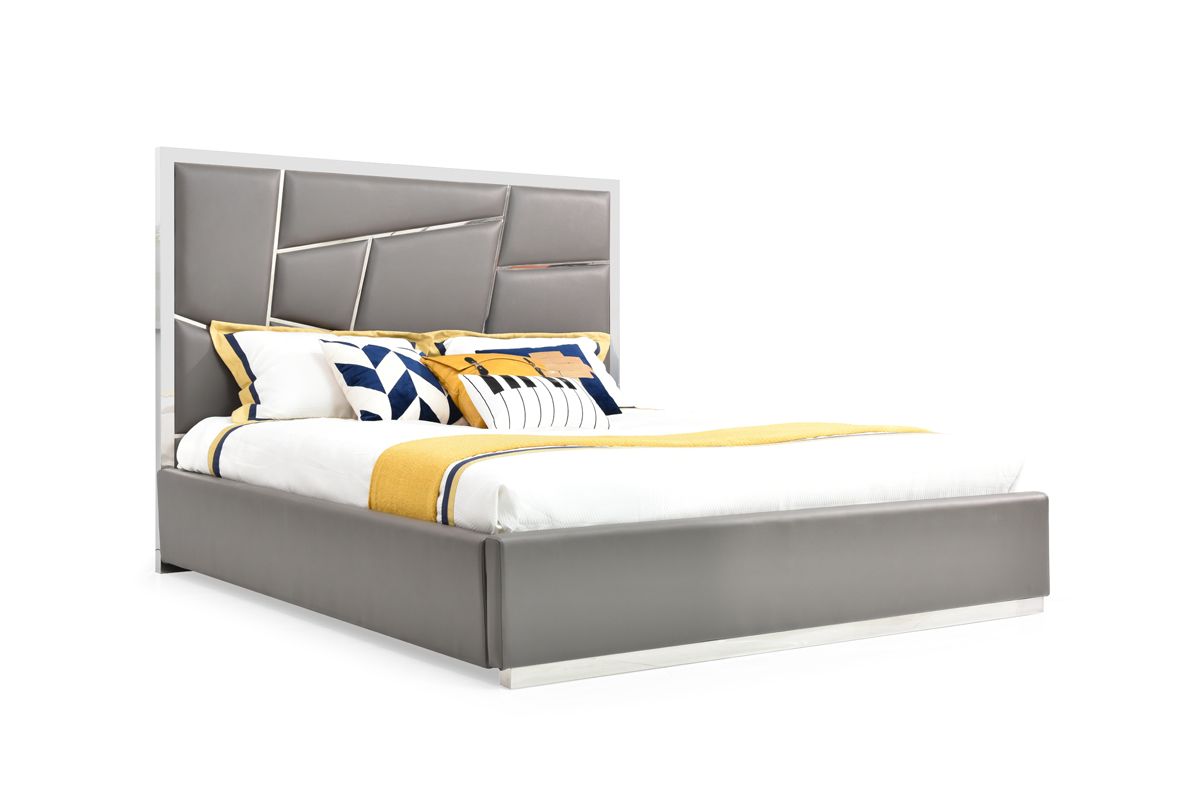 Darian Modern Grey Bedroom Set