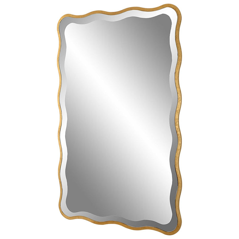 Bellas 36" Rectangular Gold Mirror