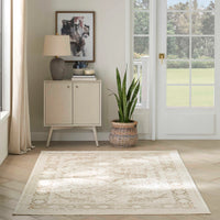Isabeau Ivory Beige Area Rug