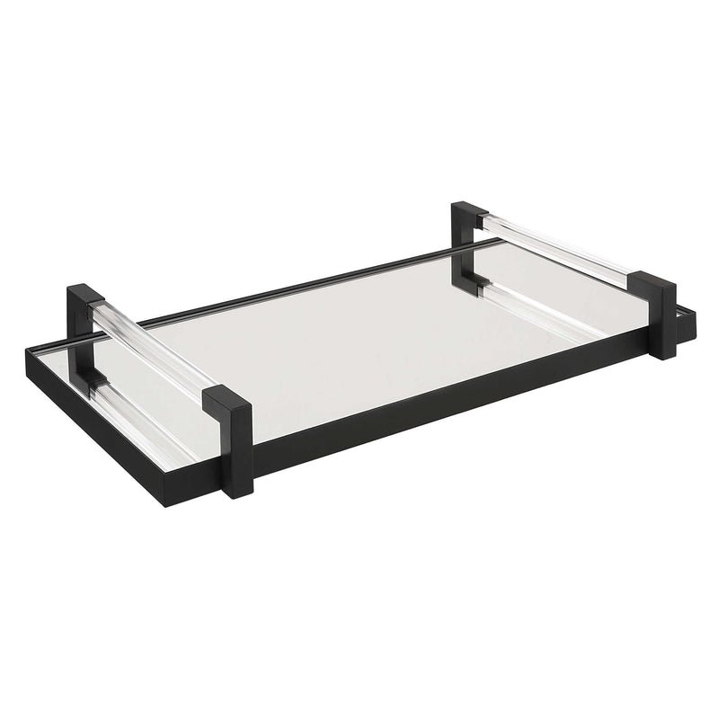 Reed Modern Black Tray