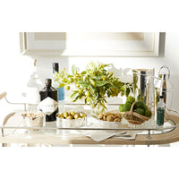 Brays White Wash Bar Cart