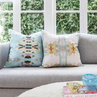 Garden Abstract Multicolour Decorative Pillow (4 Sizes Available)