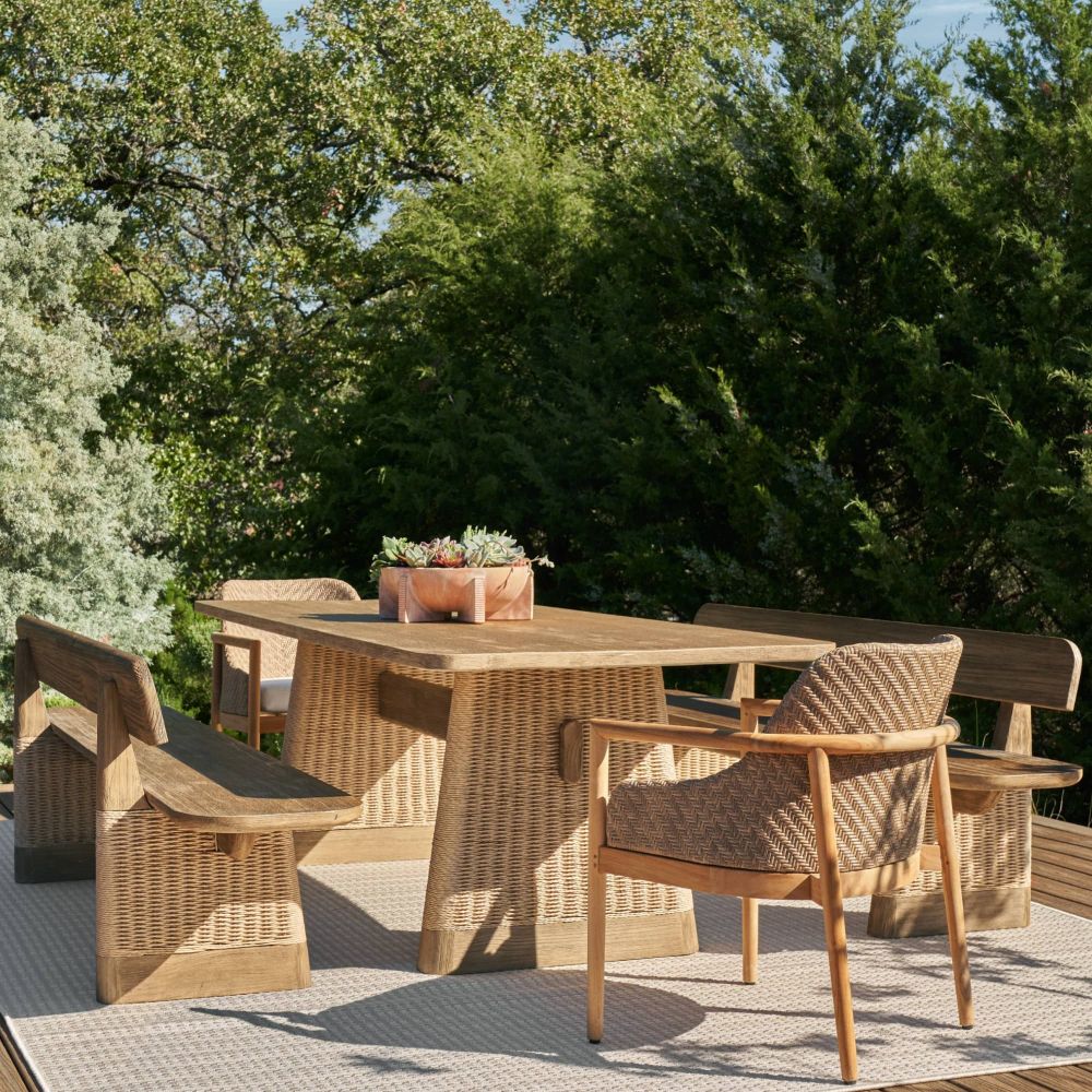 Delrio 92" Outdoor Bench